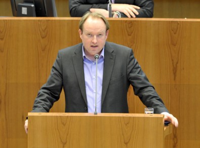 Torsten Sommer im Landtag NRW, Foto: Anke Knipschild 