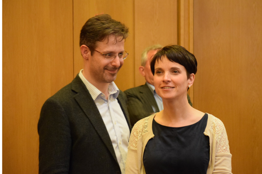 AfD-Team Marcus Pretzell und Frauke Petry, Foto: Ulrike Märkel